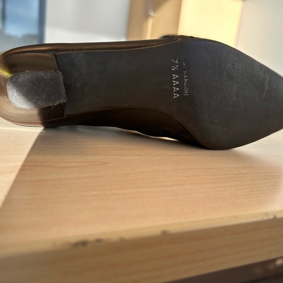 Amalfi by Rangoni leather 7.5 lux deep brown boots a symmetrical side zip - Picture 12 of 14